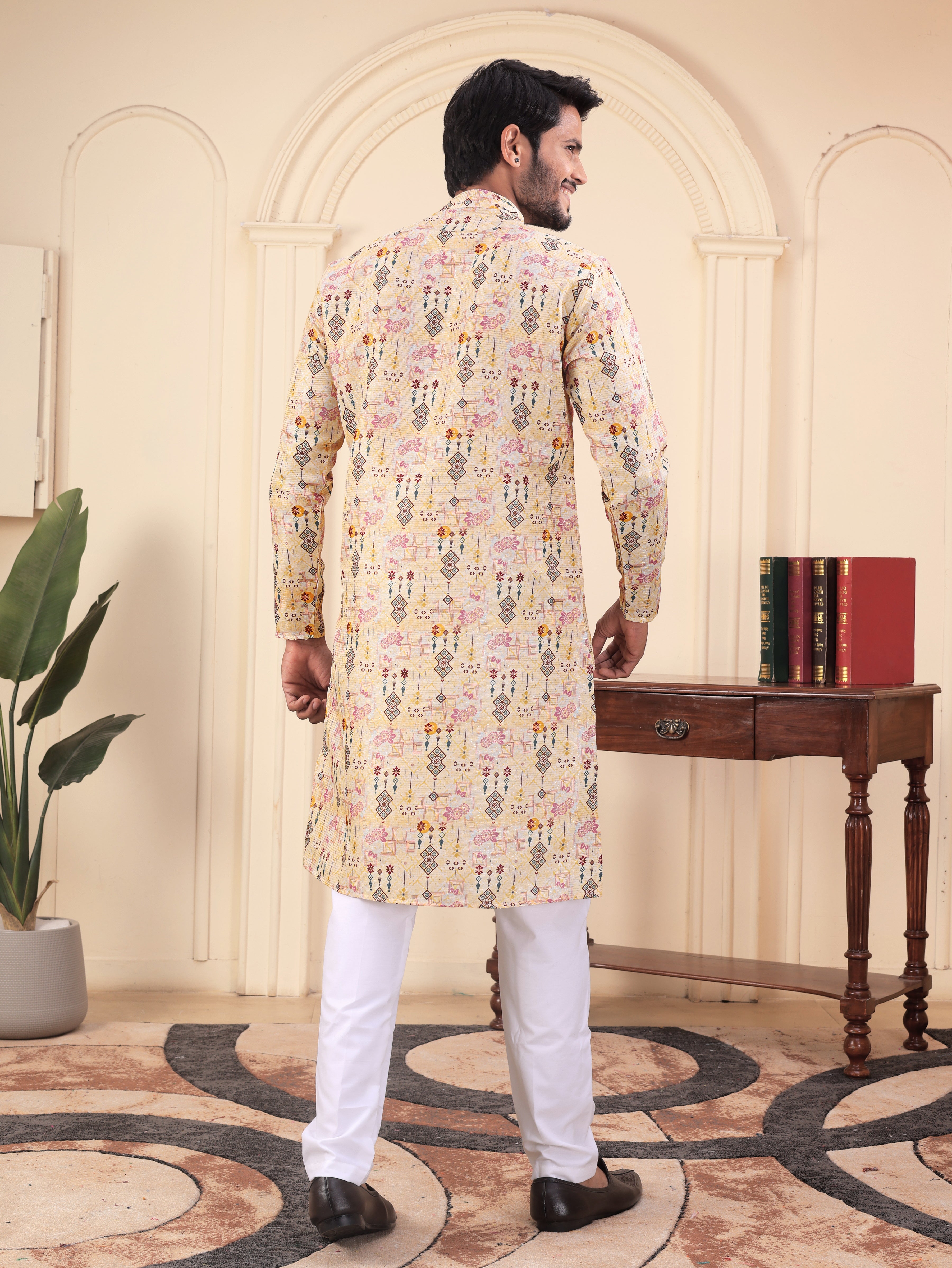 Ivory Prism Heritage Kurta