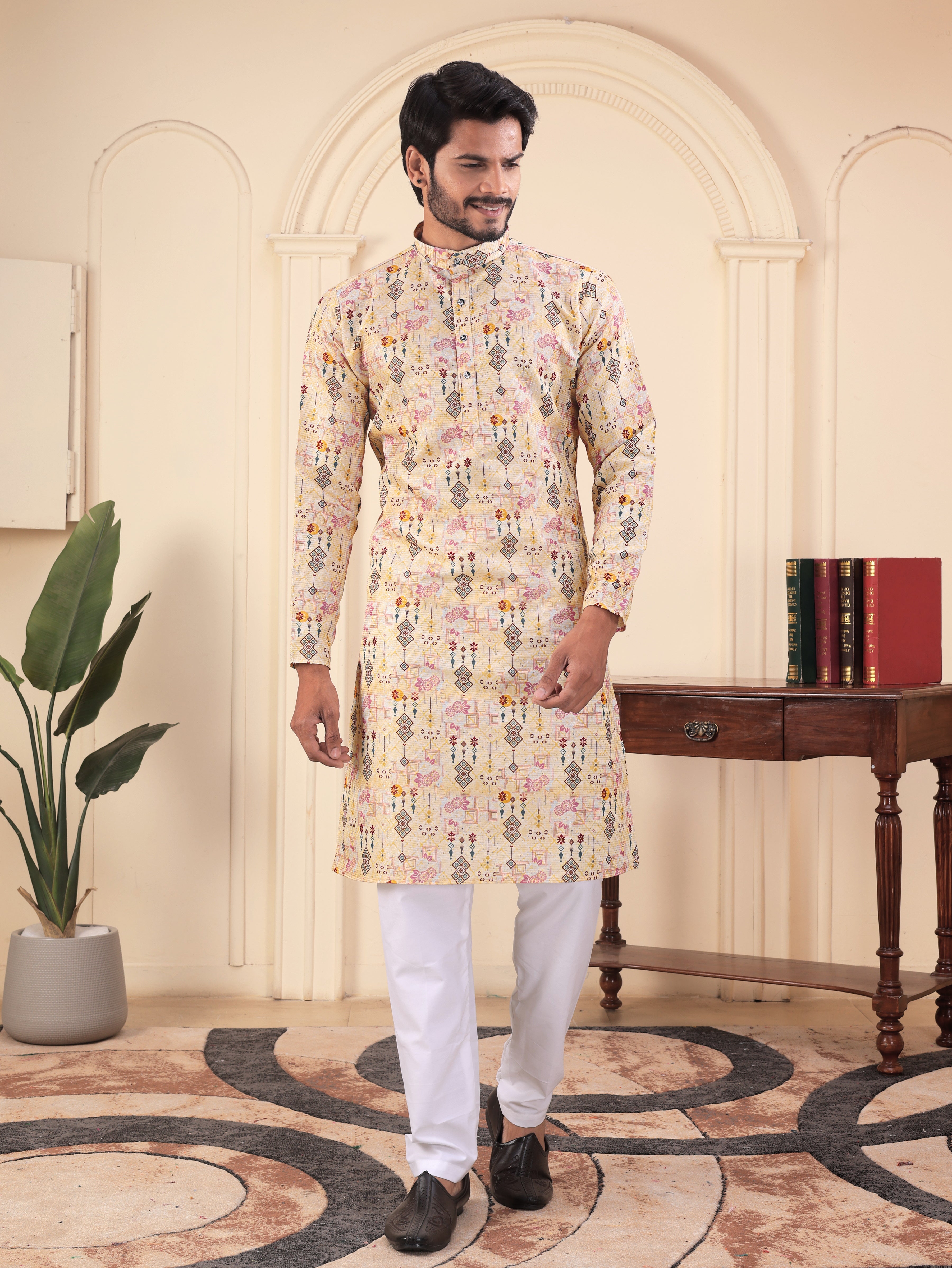 Ivory Prism Heritage Kurta