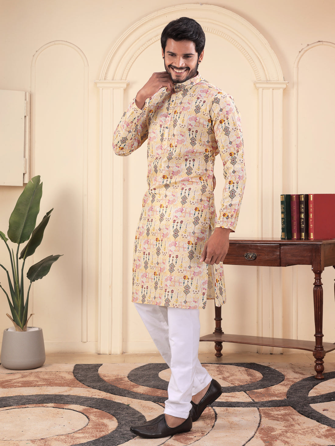 Ivory Prism Heritage Kurta