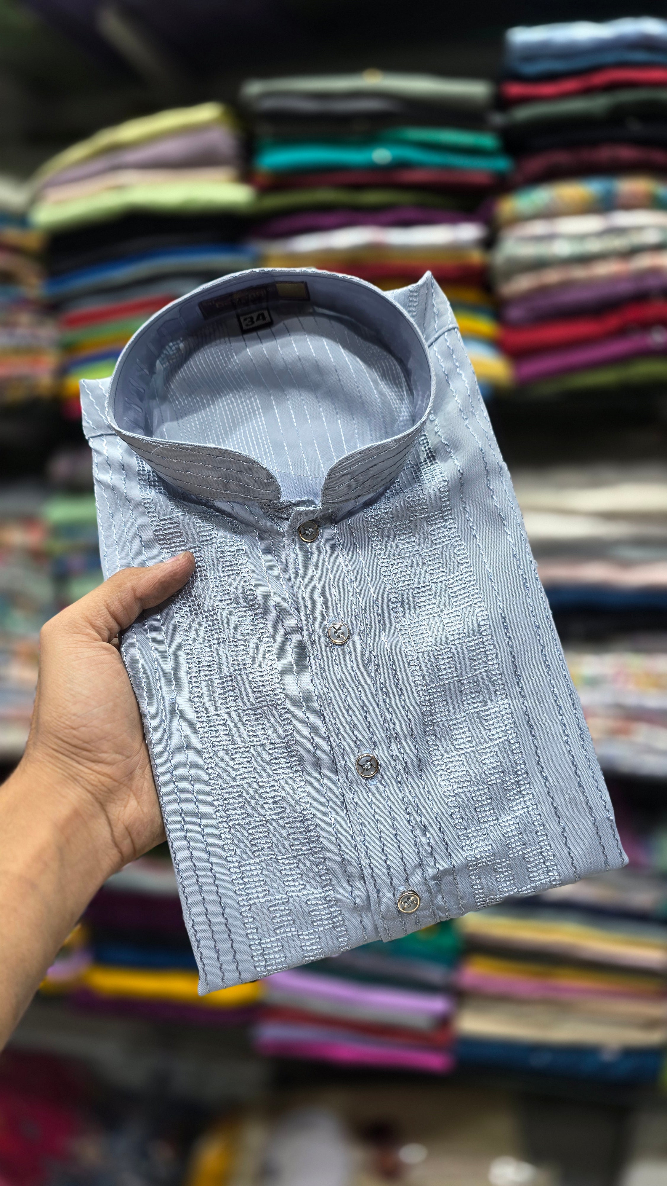 Frostline Imperial Weave Kurta