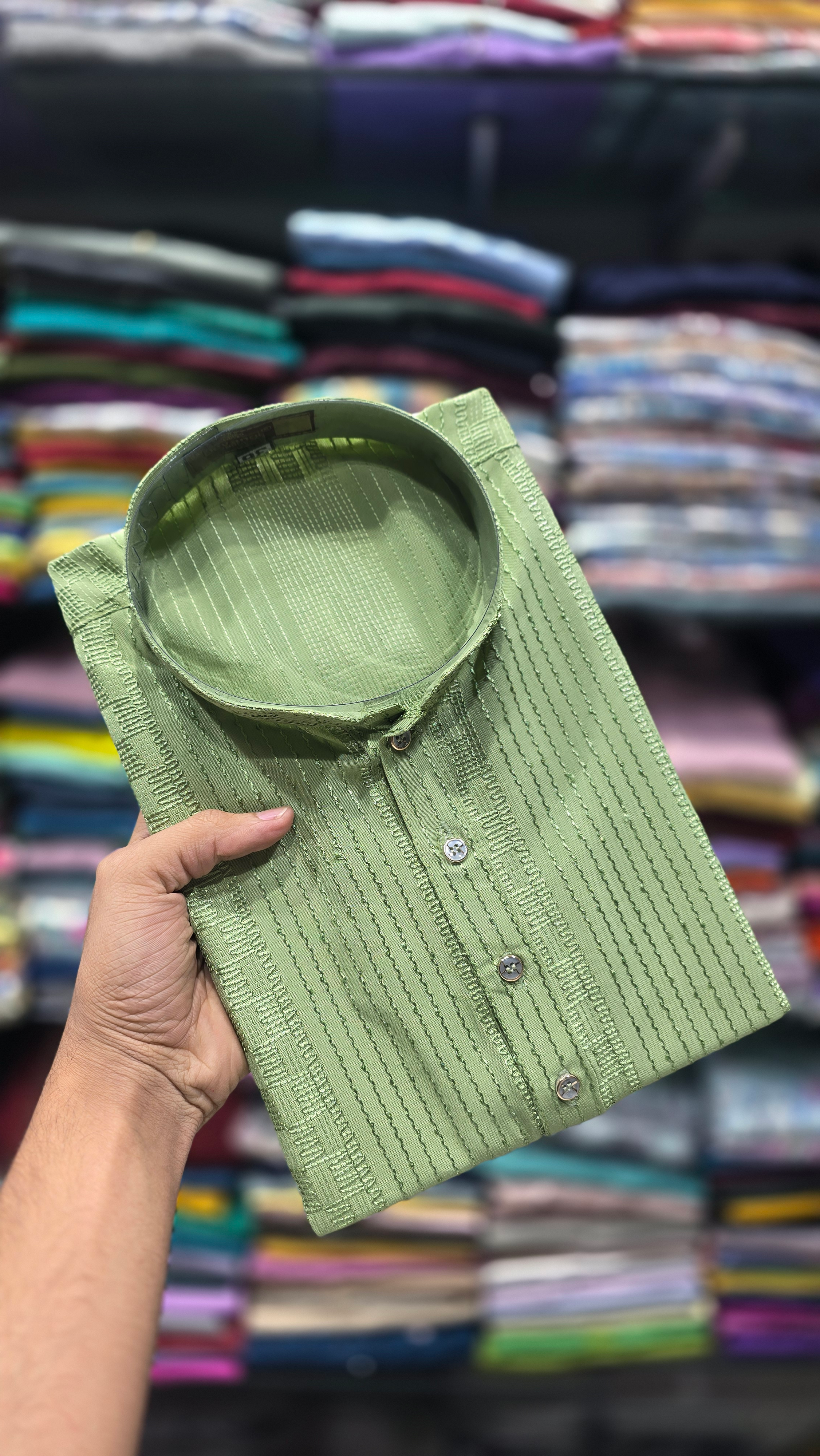 Verdant Threadline Signature Heritage Kurta
