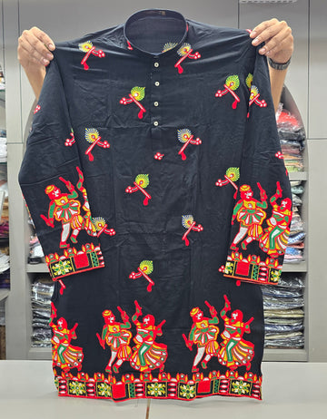 Raas Rang Gamthi Embroidered Kurta