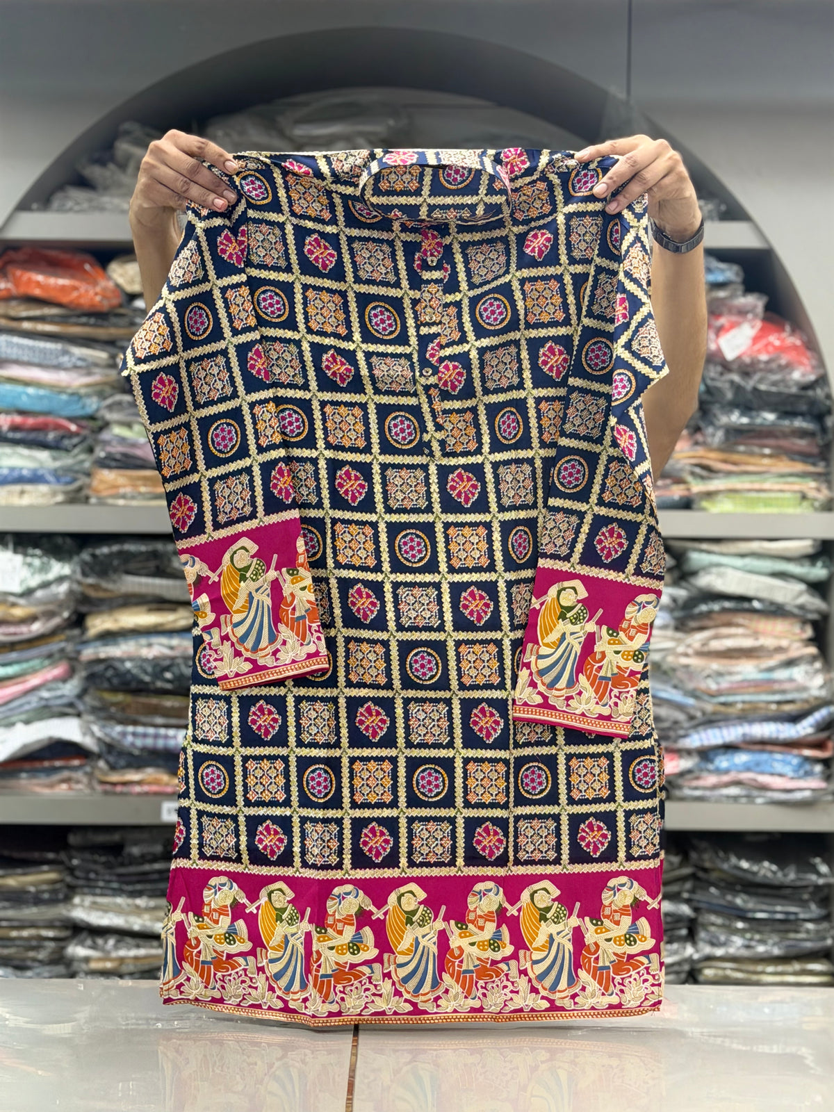 Rajwada Mosaic Heritage Kurta