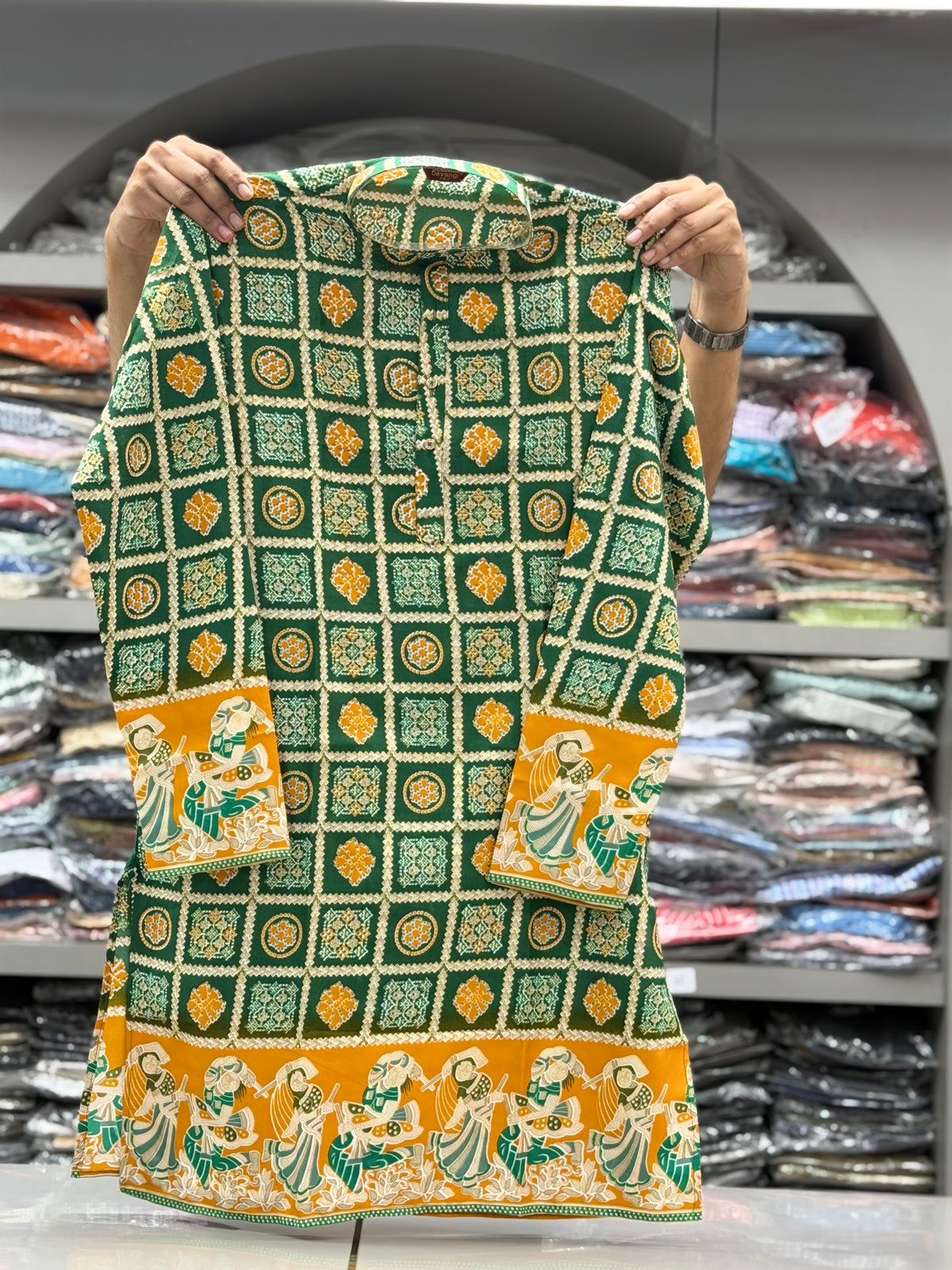 Rajwada Mosaic Heritage Kurta