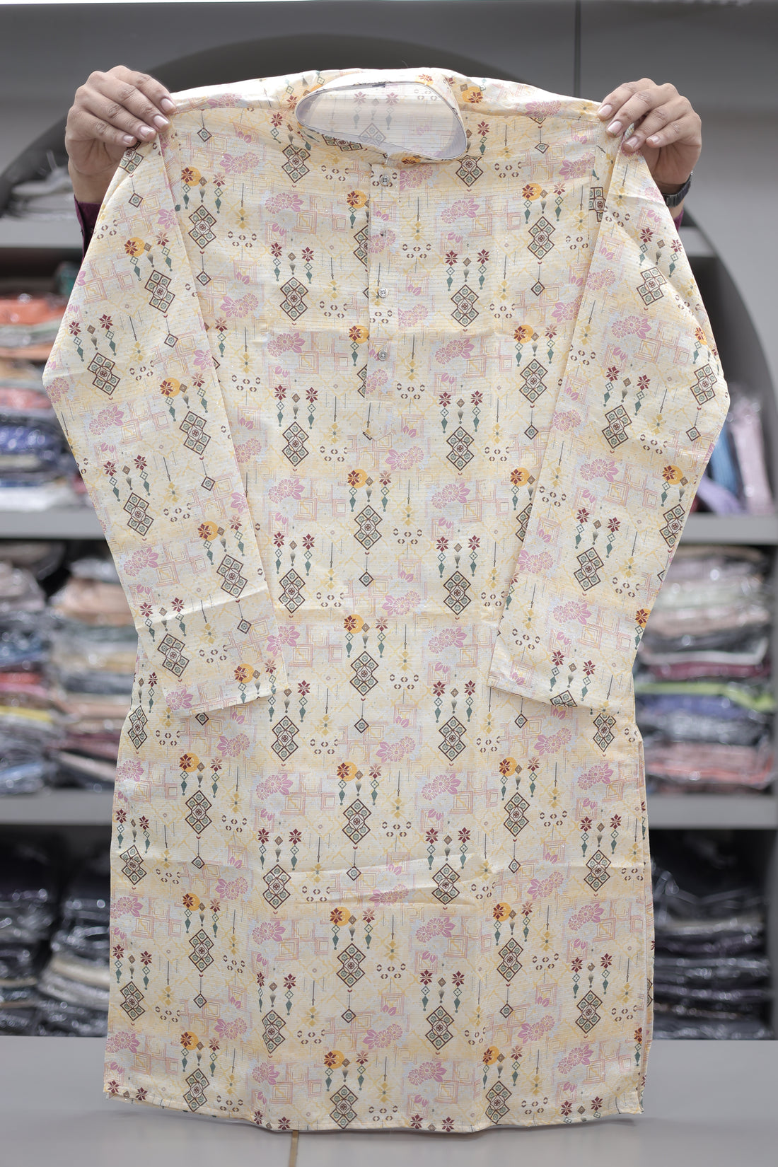 Ivory Prism Heritage Kurta