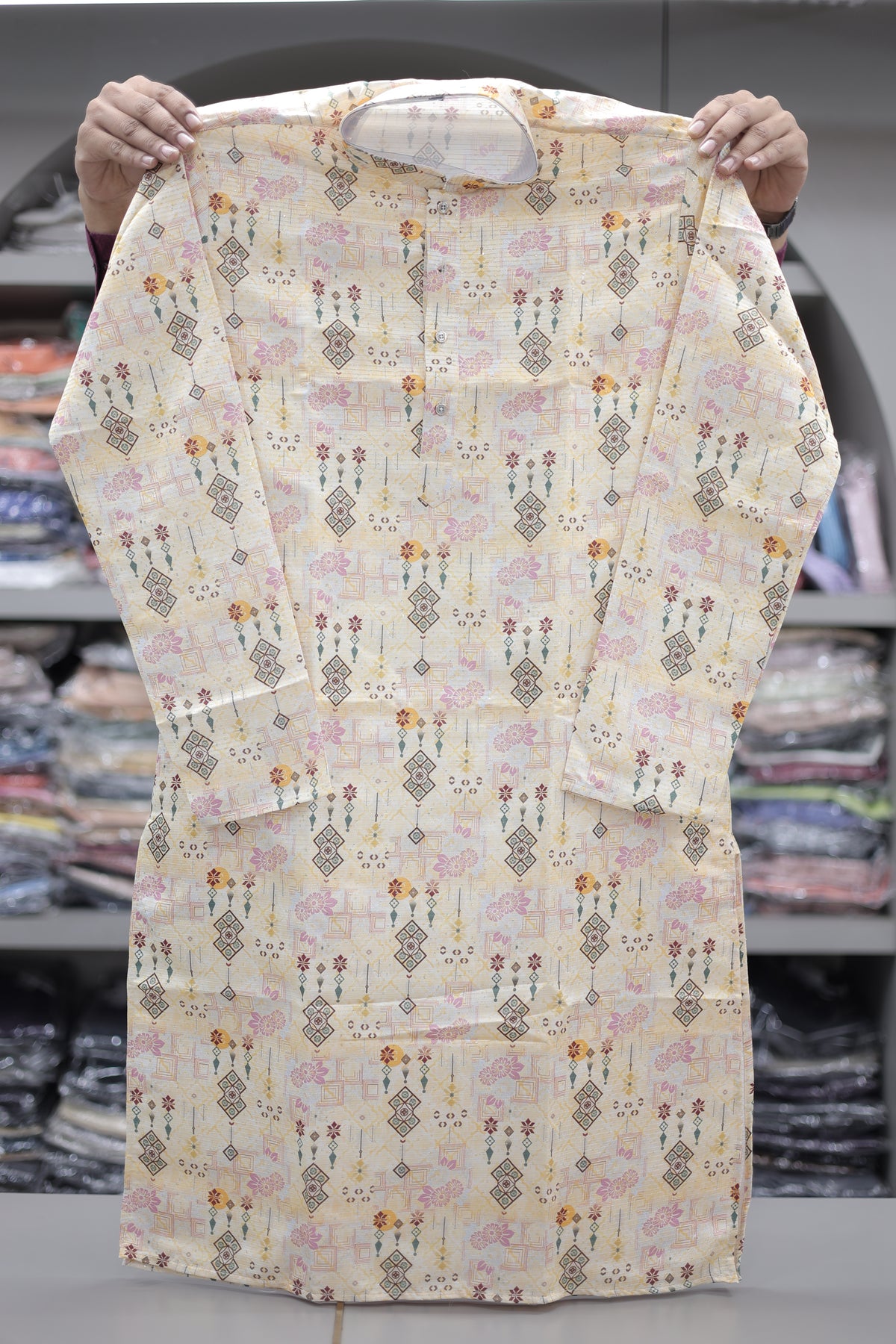 Ivory Prism Heritage Kurta