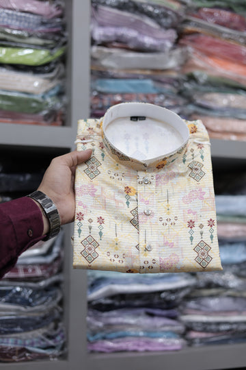 Ivory Prism Heritage Kurta